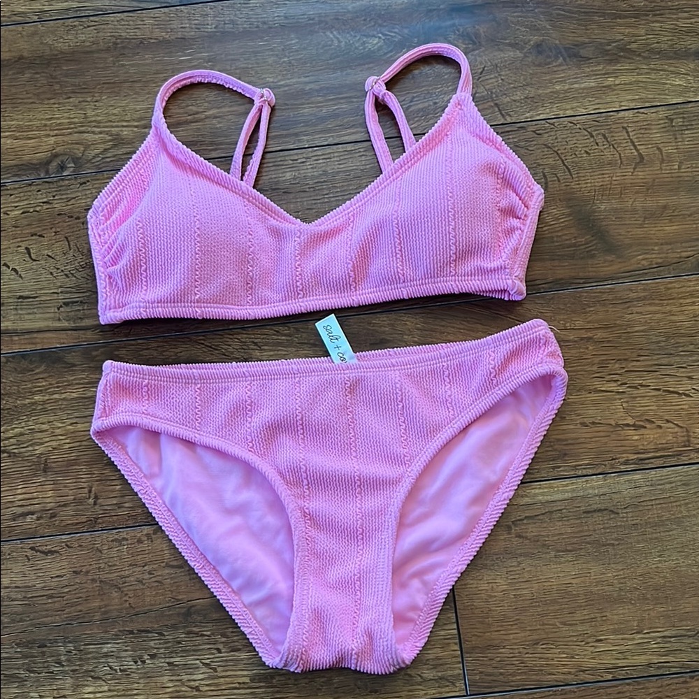 Salt+cove Pink Bikini Set